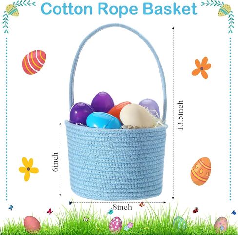 Tutu Easter Baskets Easter Costume Ruffled Tulle Fluffy Ears and Bunny Headband Bow Tie Tail Party Favors Gift for Girls DIY Egg Playset Decorations(Pink) in Kuwait