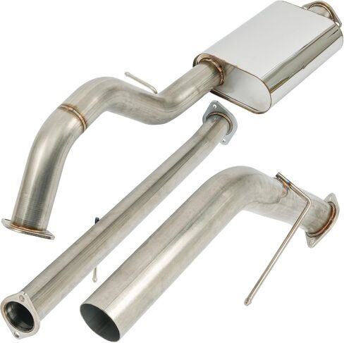 PHILTOP Cat-Back System, Stainless Steel Cat Back Exhaust System Fit for 1992-1996 Civic Coupe/Sedan DX/HX/LX 1999-2000 Civic Coupe HX in Saudi Arabia