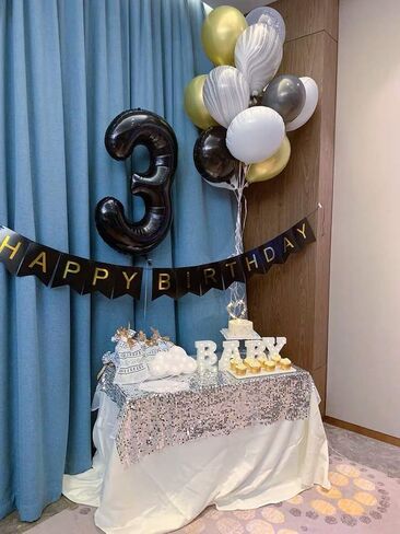 Tellpet Black Number 9 Balloon, 40 Inch in Kuwait