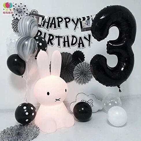 Tellpet Black Number 9 Balloon, 40 Inch in Kuwait