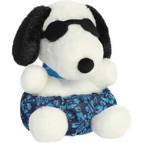 Aurora® Adorable Peanuts® Palm Pals™ Surfer Snoopy™ Stuffed Animal - Officially Licensed Toys for All Snoopy Fans - Nostalgic Gift for Adults and Birthday Celebrations - White 5 Inches