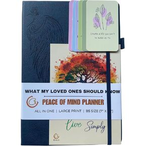 End of Life Planner: Peace of Mind Planner, Things My Beloved Ones Should Know When I'm Gone Workbook for Final Arrangements, Beneficiary Information, Funeral Planning, Last Wishes