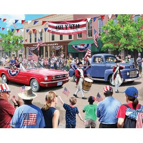 White Mountain 4th of July Parade - 1000 قطعة Jigsaw Puzzle