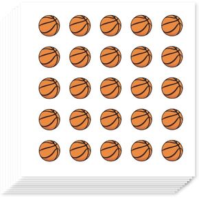 AHANDMAKER 500Pcs Basketball Cartoon Self-Adhesive Stickers, Sport Stickers Athletic Decals for Sports Room, School Lockers, Crafting, Planners in Kuwait