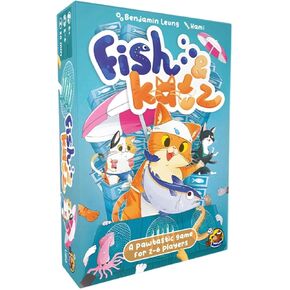 Fish & Katz-لعبة عائلية-ألعاب Heidelbär ، وهي لعبة رد فعل مليئة بالأفعال للاعب 2-6 ، بما في ذلك Cat Paw Collothing من أجل أصالة Cat الكاملة ، Ages 6+