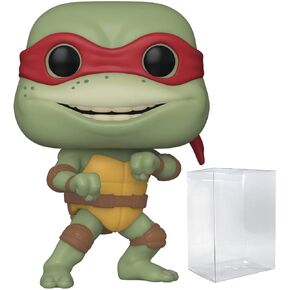 POP Teenage Mutant Ninja Turtles II: Secret of The Ooze - Raphael Funko Pop! Vinyl Figure (Bundled with Compatible Pop Box Protector Case), 0, 3.75 inches