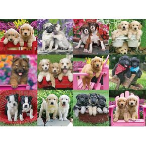 Ravensburger Puppy Pals Jigsaw Puzzle - 500 Unique Pieces | Softclick Technology Fun and Educational Toy for Kids and Adults | FSC Certified Materials