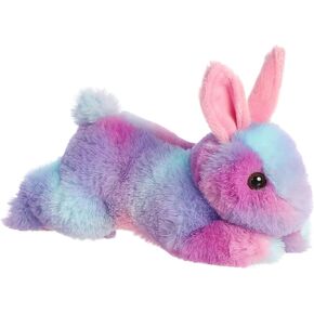 Aurora® Adorable Mini Flopsie™ Spring Time Bunny™ Stuffed Animal - Playful Ease - Timeless Companions - Lavender 8 Inches