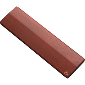 Glorious TKL Wrist Rest - Brown Wooden Wrist Rest - Mechanical Keyboard Wood Ergonomic Palm Rest - 14x4 inches/19mm Thick (GV-87-BROWN)