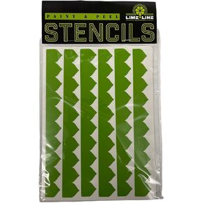 LiME LiNE Lotus Leaf Removable Stencil, Airbrush Stencil for Custom Paint