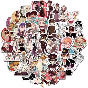 Toilet Bound Hanako kun Japanese Anime Stickers Lovely Sticker Laptop Computer Bedroom Wardrobe Car Skateboard Motorcycle Bicycle Mobile Phone Luggage Guitar DIY Decal (Toilet Bound Hanako kun)