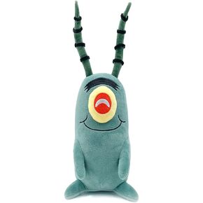 Youtooz Plankton Sitting Plush 9" Inch, Spongebob Official Licensed Plankton Stuffed Plushie, Plankton the Chum Bucket from Spongebob Squarepants