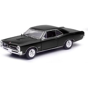 NEW RAY 1966 PONTIAC GTO HARD TOP 1/24 DIECAST CAR BLACK NEW 71853B