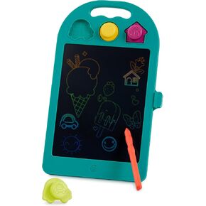 B. toys – LCD Drawing Tablet & Pen – One-Click Erase & Double-Tip Stylus – Endless Drawing & Coloring – Fun Stamps & Color-Changing Surface – 3 Years + – Rainbow Doodler