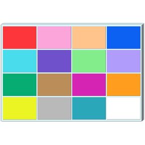 400 Pieces - Moving Stickers for Boxes, Colored Box Packing Labels Color Coded - 3 x 2 inches, 16 Assorted Colors