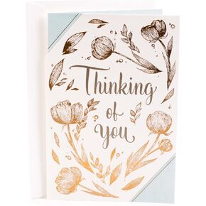 Hallmark Thinking of You Card (Brighten Your Day Flower Pattern)