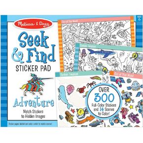 Melissa & Doug Seek & Find Sticker Pad,4+ years - Adventure