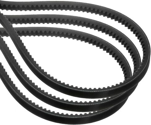 uxcell 3 Pcs AX41 EPDM V-Belt, Raw Edge Cogged Industrial Rubber V Belt 1/2" Width x 41" Inside Circumference in Saudi Arabia