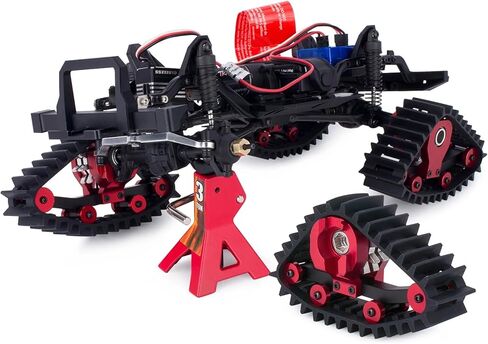 إطارات الثلج TRX4M ، 4 أجزاء من إطارات الثلج محاكاة تحويلات العجلات الرملية تحويل 1/18 RC Crawler ترقيات TRX4M (أسود) in Kuwait