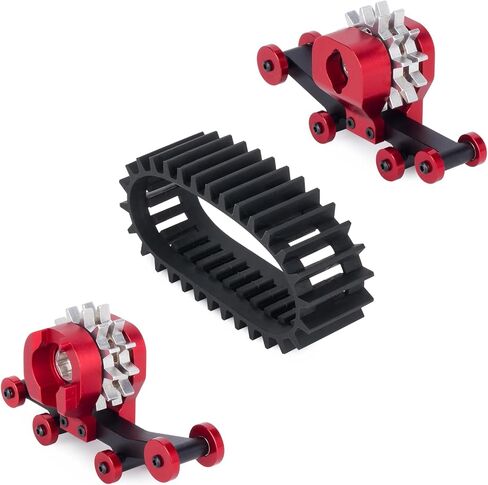 إطارات الثلج TRX4M ، 4 أجزاء من إطارات الثلج محاكاة تحويلات العجلات الرملية تحويل 1/18 RC Crawler ترقيات TRX4M (أسود) in Kuwait