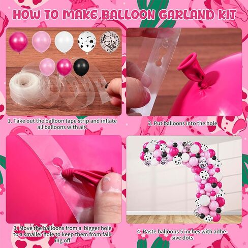 Western Cowgirl 1st Rodeo Birthday Decorations for Girls Pink Wild West Its My First Rodeo Birthday Backdrop Cowgirl Balloon Garland Arch Kit for Western 1 Year Old Girl Party Supplies Baby Shower in Saudi Arabia