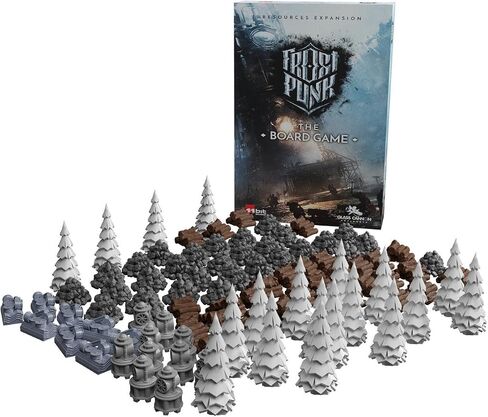 Frostpunk The Board Game - Manage Society in an Ice-Age Apocalypse! Cooperative Survival Strategy Game for Adults, Ages 16+, 1-4 Players, 120-150 Minute Playtime, Made by Rebel Studio in Saudi Arabia