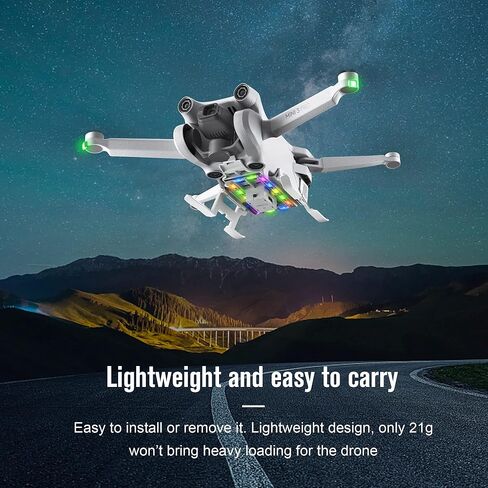 G · PEH LED Colorful Landing Gear Compatible with DJI Mini 3 Pro,Foldable Height-Enhancing Extender for Mini 3 Pro Landing Gear Accessory in Saudi Arabia