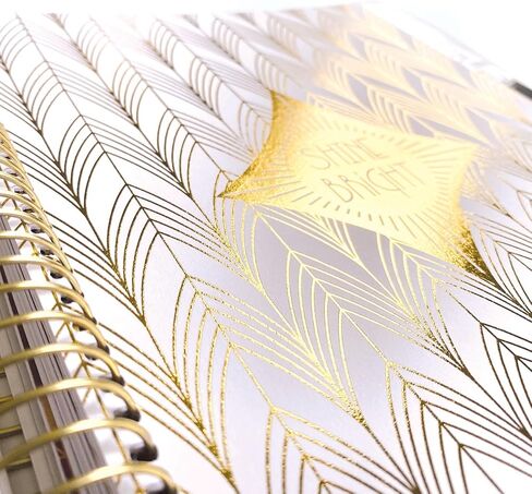 Paper House Productions 12 Month Undated 9.5" Planner with Month and Event Flag Stickers - Deco Style in Kuwait