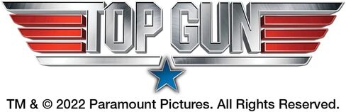 Top Gun Rendered Logo 1" Planner Calendar Scrapbooking Crafting Clear Stickers in Saudi Arabia