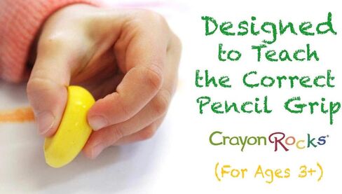 Crayon Rocks, Crayons in a Rock Shape, 8 Colors, Tripod Grip Made For Handwriting Development in Kids and Toddlers, Fun & Educational, Creative Activity, Comes in a Blue Velvet Bag in Saudi Arabia