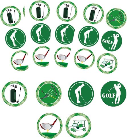 Golf Sport Stickers Themed Party Decorations Labels 2 inch - Birthday Baby Shower Retirement Party Favors Golf Labels for Scrapbooking Crafts 180 Pcs in Saudi Arabia