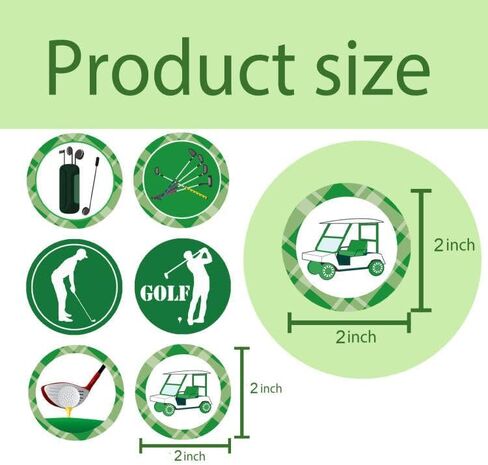 Golf Sport Stickers Themed Party Decorations Labels 2 inch - Birthday Baby Shower Retirement Party Favors Golf Labels for Scrapbooking Crafts 180 Pcs in Saudi Arabia