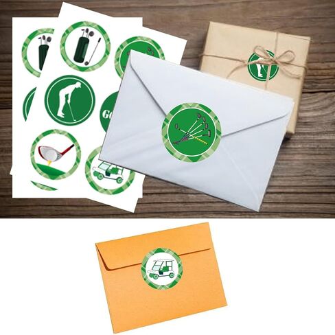 Golf Sport Stickers Themed Party Decorations Labels 2 inch - Birthday Baby Shower Retirement Party Favors Golf Labels for Scrapbooking Crafts 180 Pcs in Saudi Arabia