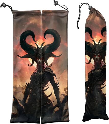 Angel Microfiber Playmat Storage Bag for Card Games, with Fantasy Art Design – Fits Magic the Gathering & More (11x43 cm / 4.3x16.9 in) in Saudi Arabia