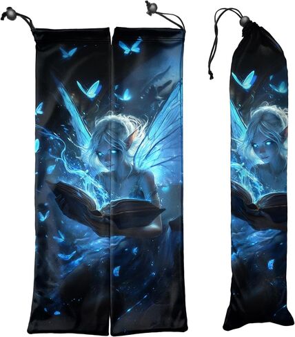 Angel Microfiber Playmat Storage Bag for Card Games, with Fantasy Art Design – Fits Magic the Gathering & More (11x43 cm / 4.3x16.9 in) in Saudi Arabia