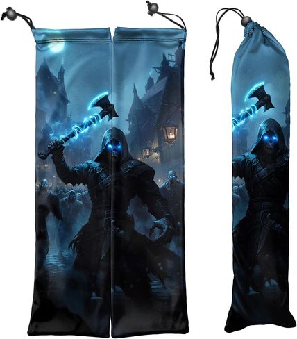 Angel Microfiber Playmat Storage Bag for Card Games, with Fantasy Art Design – Fits Magic the Gathering & More (11x43 cm / 4.3x16.9 in) in Saudi Arabia