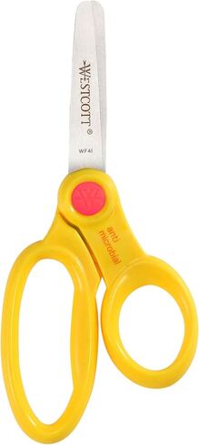 Westcott 14871 Right- and Left-Handed Scissors, Kids' Scissors, Ages 4-8, 5-Inch Blunt Tip, Assorted, 12 Pack in Kuwait