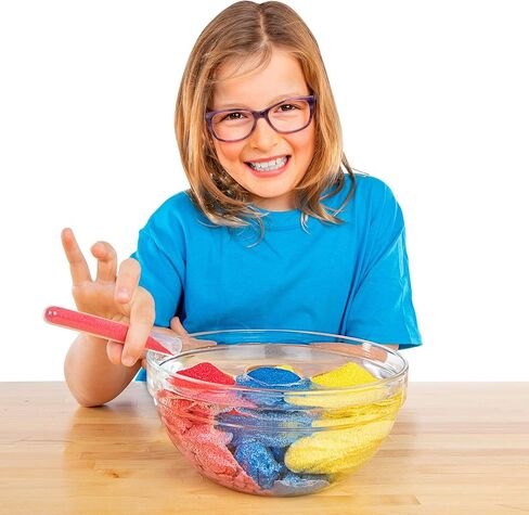 Steve Spangler Science Magic Sand, 227g, Blue – Colored Play Sand That Never Gets Wet, Exciting STEM Activity, Learn and Teach About Water Molecules for Home and Classroom Use in Saudi Arabia