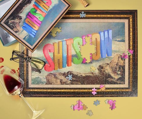 Genuine Fred Shitshow by Wayne White, 500 Piece Puzzle, Multicolored (5280376) in Kuwait