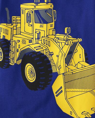 The Children's Place,Baby Boys,and Toddler Vehicle Short Sleeve Graphic T-Shirts,Multipacks,Excavator/My Luck/Race Cars 3-Pack,5 Years in Saudi Arabia