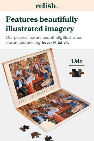 Relish Dementia Puzzles for Adults, 63 Piece Monet's Garden Jigsaw Puzzle, Dementia Activities for Seniors in Kuwait