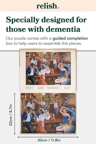 Relish Dementia Puzzles for Adults, 63 Piece Monet's Garden Jigsaw Puzzle, Dementia Activities for Seniors in Kuwait