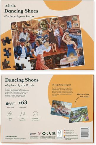 Relish Dementia Puzzles for Adults, 63 Piece Monet's Garden Jigsaw Puzzle, Dementia Activities for Seniors in Kuwait