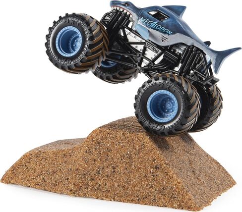 Monster Jam, Megalodon Monster Dirt Starter Set, Featuring 8oz of Monster Dirt and Official 1:64 Scale Die-Cast Monster Jam Truck in Saudi Arabia