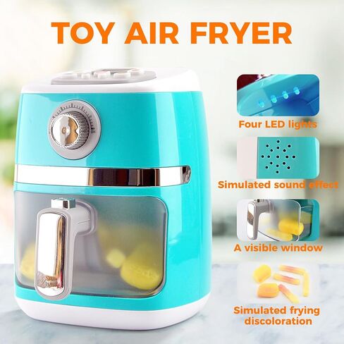 لعبة Air Fryer for Kids ، change Changing Kids Kids Kitch Playets ، Play Play Food. in Kuwait
