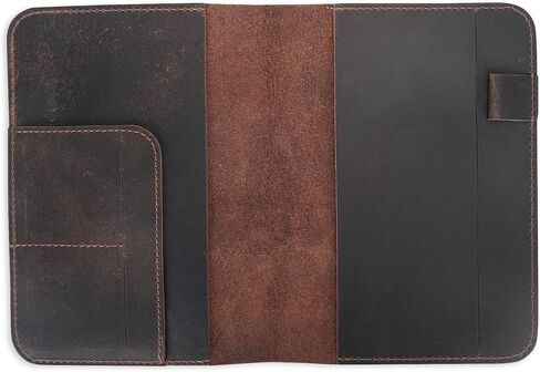 Leather Journal Cover | (5.75"x8.25") Notebook Medium A5 | Refillable Cahier | Leather Bound Journal Cover for Travelers Writers | Gift for Anyone (Brown) in Kuwait