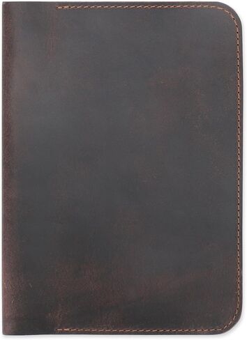 Leather Journal Cover | (5.75"x8.25") Notebook Medium A5 | Refillable Cahier | Leather Bound Journal Cover for Travelers Writers | Gift for Anyone (Brown) in Kuwait