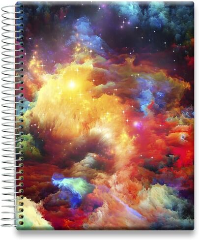 Tools4Wisdom Planner 2025-2026 - April 2025-2026 Calendar - 8.5x11 Inch Hardcover - Monthly Weekly Daily Planner - A5J6 - Cosmic Art in Saudi Arabia