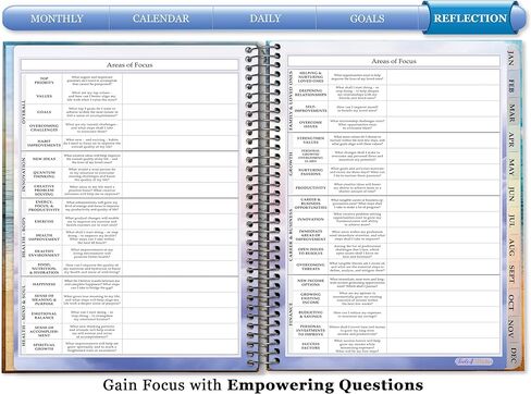 Tools4Wisdom Planner 2025-2026 - April 2025-2026 Calendar - 8.5x11 Inch Hardcover - Monthly Weekly Daily Planner - A5J6 - Cosmic Art in Saudi Arabia