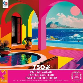 Ceaco - Pop of Color - 750 Piece Jigsaw Puzzle